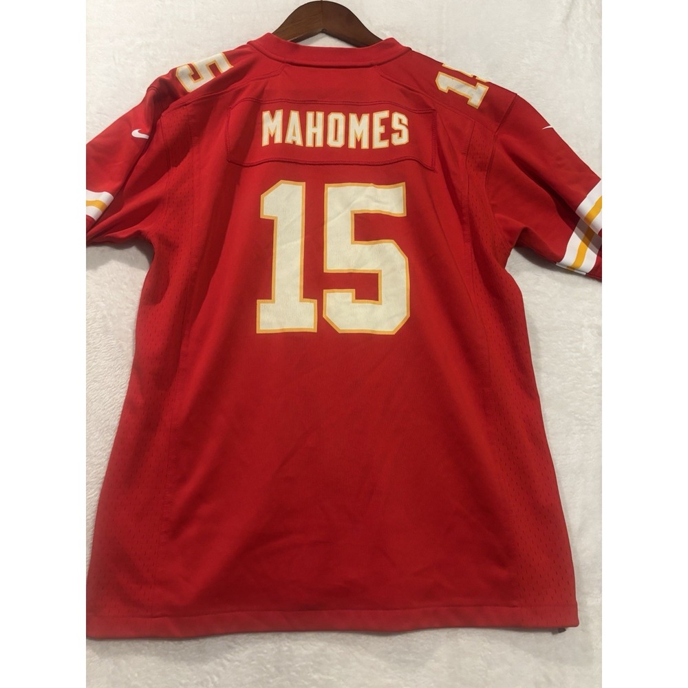 Kansas City Chiefs Patrick Mahomes #15 Red NFL Jersey XL On‎ Field Football